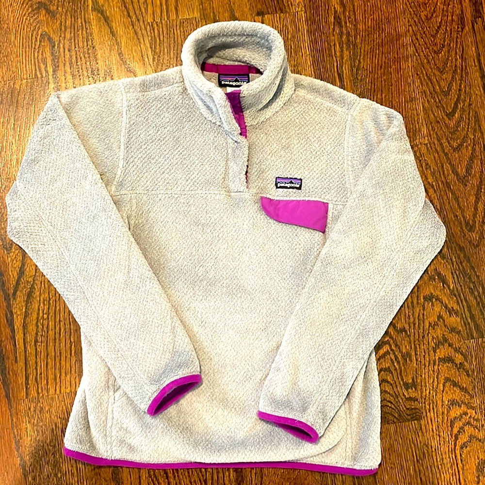 Patagonia Lightweight Snap T pullover Grey Small